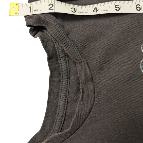 The Rolling Stones Kids Black Tank Top with Logo - Picture 4 of 6